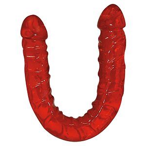 Dildo Dublu Ultra-Dong Roșu pe Vibreaza.ro