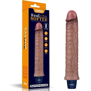 Lovetoy Real Softee – Vibrator Realist 24,5 cm, 10 Moduri pe Vibreaza.ro