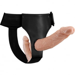 Debra Strap-On Dublu Realist, Ham Reglabil pe Vibreaza.ro