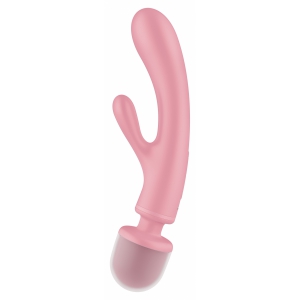 Satisfyer Triple Lover Roz pe Vibreaza.ro
