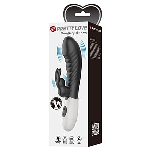 Pretty Love Naughty Bunny – Dublu Stimulator, 30 Moduri pe Vibreaza.ro