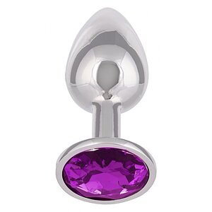 Dop Anal Jewel Mic cu Cristal Ametist, Elegant pe Vibreaza.ro