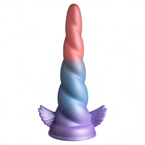 Dream Rider – Corn Unicorn Din silicon, Ventuză Puternică Multicolor pe Vibreaza.ro