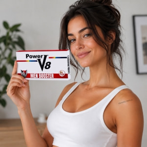 Pastile Power V8 pentru Erecție și Potență 4 buc