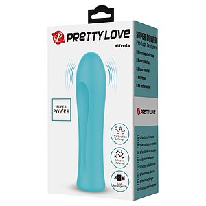 Pretty Love Alfreda Green — Mini Vibrator 12 Moduri, Reîncărcabil pe Vibreaza.ro