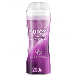 Durex Aloe Vera Gel Masaj și Lubrifiant 2 în 1, pe Vibreaza.ro