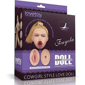 Cowgirl Lovetoy 93 cm – Păpușă Gonflabilă Compactă pe Vibreaza.ro