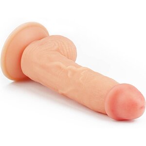 Lovetoy Ultra Soft Dude Dildo Realist 20 cm cu Ventuză pe Vibreaza.ro