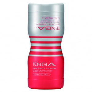 Masturbator Tenga Dual Feel Cup Medium Roșu pe Vibreaza.ro