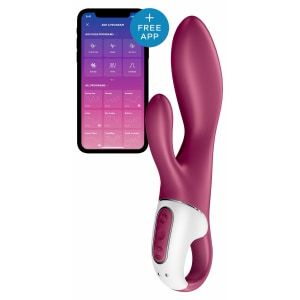 Vibrator Smart Cu Încălzire Heated Satisfyer Roșu pe Vibreaza.ro