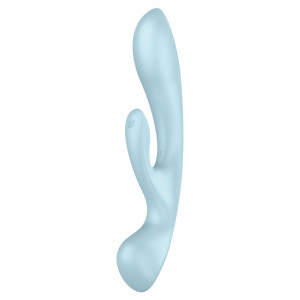 Triple Oh Satisfyer 3 Motoare 12+12 Moduri Reîncărcabil Albastru pe Vibreaza.ro