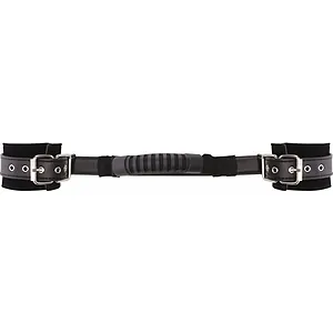 Adjustable Leather Handcuffs Negru Adjustable Leather Handcuffs Negru pe Vibreaza.ro
