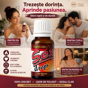 Picături Afrodisiace Cupid Labs Sex Drops pentru Femei 20ml