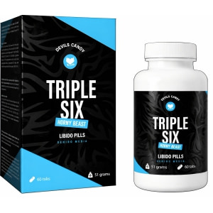 Afrodisiac Pastile Devils Candy Triple Six 60 Capsule pe Vibreaza.ro