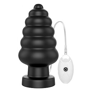 Anal Plug 7 King Sized Negru pe Vibreaza.ro