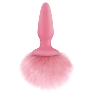 Anal Plug Bunny Tails Roz Anal Plug Bunny Tails Roz pe Vibreaza.ro