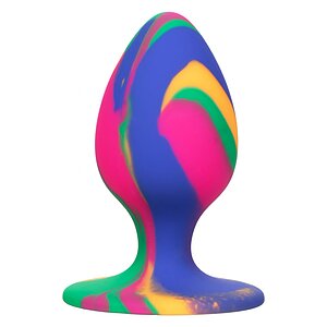 Anal Plug Cheeky Medium Tie-Dye Multicolor pe Vibreaza.ro