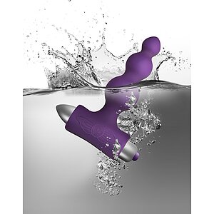 Anal Plug cu Vibrații Bubbles Rocks-Off Mov