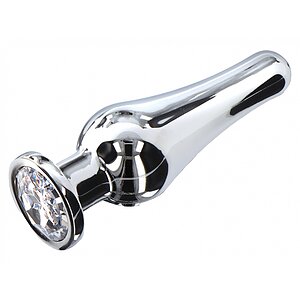 Anal Plug Diamond Bijou Medium Argintiu pe Vibreaza.ro