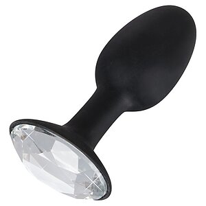 Anal Plug Diamond S Negru pe Vibreaza.ro
