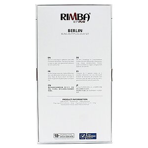 Anal Plug Duo Set Rimba Berlin Bling Mov