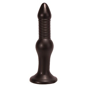 Anal Plug Extra Large Girthy 27.4cm Negru pe Vibreaza.ro