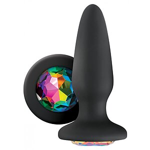 Anal Plug Glams Gem Negru pe Vibreaza.ro