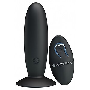 Anal Plug Love Remote Control Vibrating Negru pe Vibreaza.ro