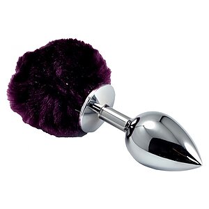Anal Plug Pompon Metal Lovetoy Argintiu pe Vibreaza.ro