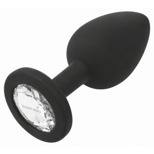 Anal Plug Premium Diamond Jewel Small Negru pe Vibreaza.ro