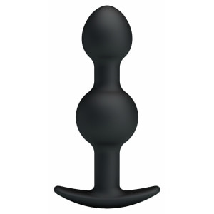 Anal Plug Pretty Love Heavy Negru pe Vibreaza.ro