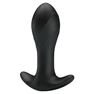 Anal Plug Pretty Love Massager Negru pe Vibreaza.ro