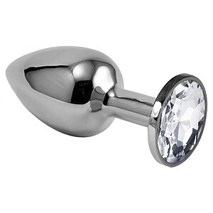 Anal Plug Rosebud Clasic Metal Plug S Argintiu pe Vibreaza.ro