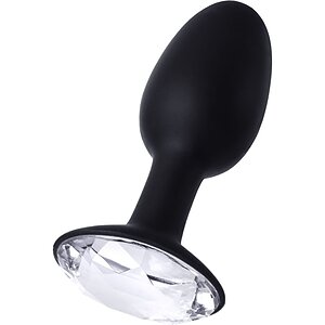 Anal Plug Small Crystal Amulet Negru pe Vibreaza.ro
