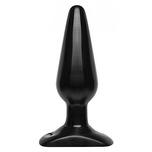 Anal Plug Smooth Mediu Negru pe Vibreaza.ro