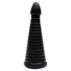 Anal Plug TitanMen Intimidator Negru pe Vibreaza.ro