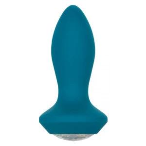 Anal Plug Vibrating Petite Crystal Probe Albastru pe Vibreaza.ro