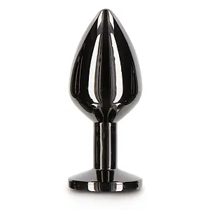 Anal Plug With Diamond Jewel M Negru Anal Plug With Diamond Jewel M Negru pe Vibreaza.ro