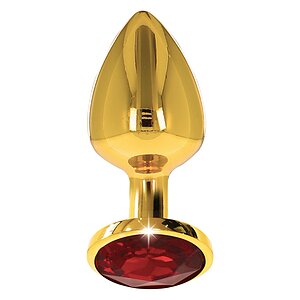 Anal Plug With Diamond Jewel S Auriu pe Vibreaza.ro