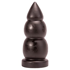 Anal Plug X-MEN cu Ventuză 9.6 inch Negru pe Vibreaza.ro