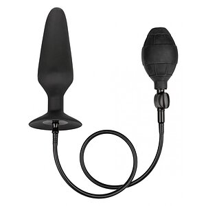 Anal Plug XL Silicone Inflatable Negru pe Vibreaza.ro