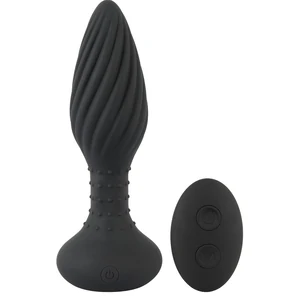 ANOS Plug Anal Rotativ 10 Moduri, Perle Rotative, USB Reîncărcabil Negru pe Vibreaza.ro