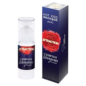 Attraction Ulei Masaj Sărutabil Șampanie și Căpșuni pe Vibreaza.ro