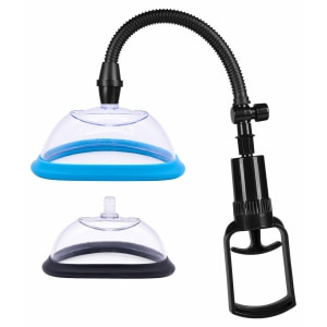B Series PowerPump: Pompa Vacuum Clitoridiană Eficientă Albastru pe Vibreaza.ro