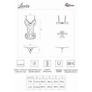 Babydoll LivCo Larisa Negru S-M