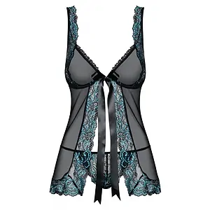 Babydoll Obsessive Chemise Negru pe Vibreaza.ro