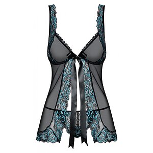 Babydoll Obsessive Chemise Negru pe Vibreaza.ro