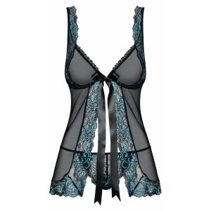 Babydoll Obsessive Chemise Negru S-M
