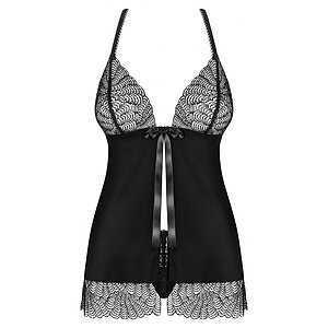 Babydoll Obsessive Chiccanta Negru pe Vibreaza.ro