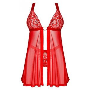 Babydoll Obsessive Elianes Rosu pe Vibreaza.ro
